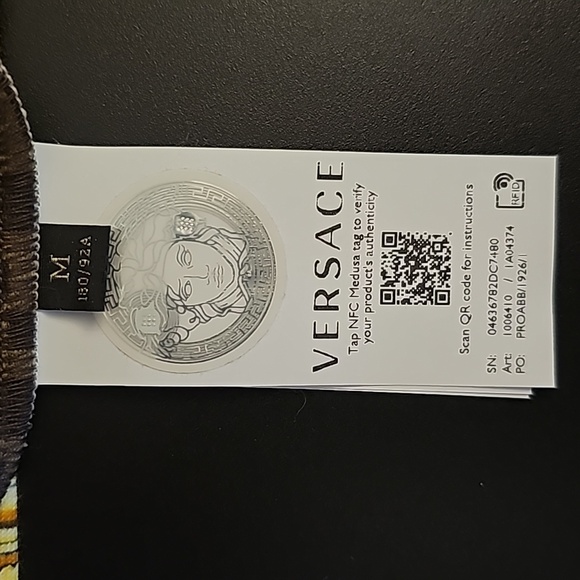 Fendace(Fendi/Versace collab) Monogrammed Full-zip Hoodie Sweatshirt Size M - Picture 8 of 12